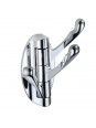 KES Solid Metal Hook with 3 Swing Arm Coat Towel Hanger for Bathroom Kitchen Wall Mount Polished Chrome, A5060